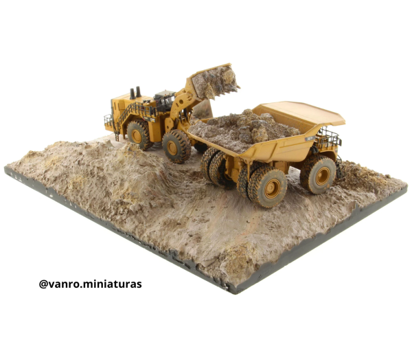 Camión minero Cat.797F y cargador frontal Cat. 994K - Diecast Masters - Imagen 8
