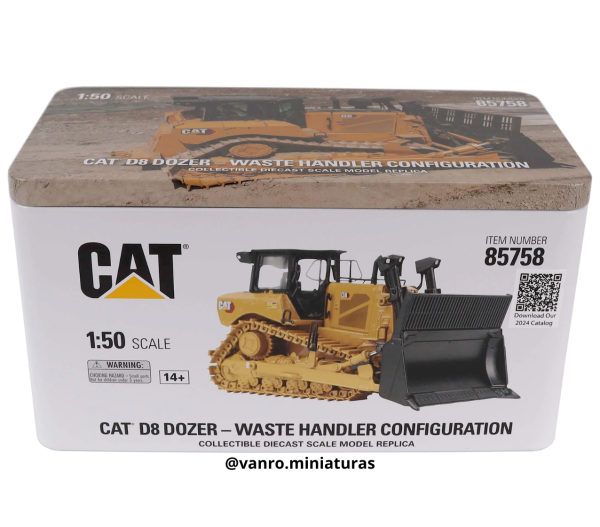 Bulldozer CAT D8 vertedero residuos - Diecast Masters - Imagen 6