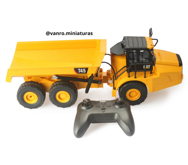 Camión articulado Cat. 745 Radio Control - Diecast Masters