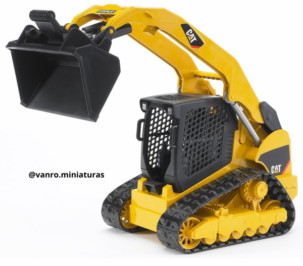 Minicargador Cat. tipo oruga - Bruder - Imagen 3