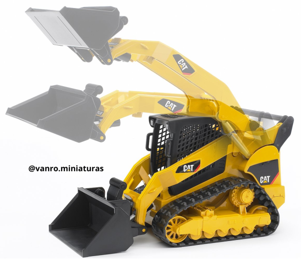 Minicargador Cat. tipo oruga - Bruder - Imagen 2