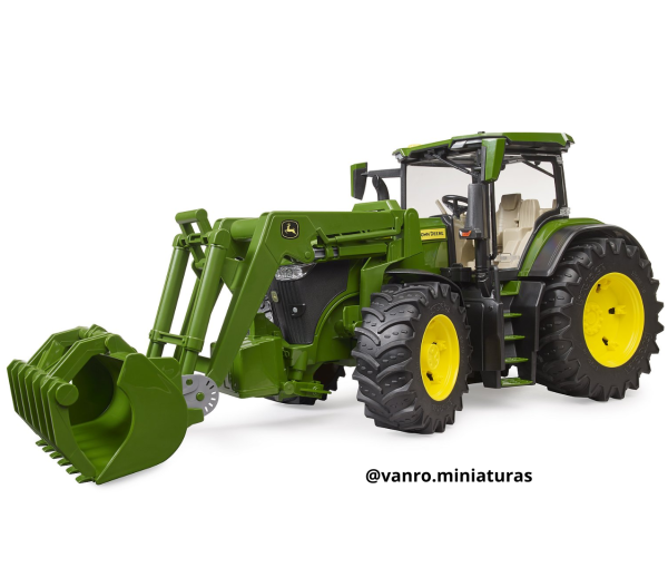 Tractor John Deere 7R 350 con cargador frontal - Bruder