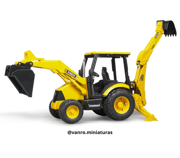 Retroexcavadora JCB MIDI CX - Bruder Toys - Imagen 2