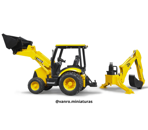 Retroexcavadora JCB MIDI CX - Bruder Toys - Imagen 3