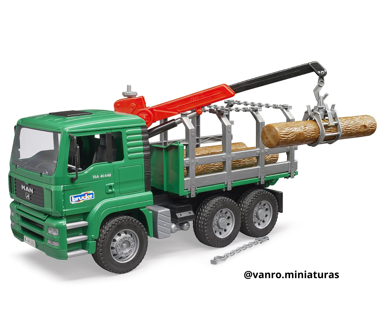 Camión MAN c/grúa de carga – Bruder Toys