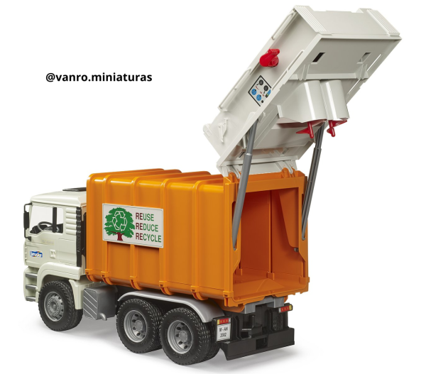 Camión de basura MAN TGA  - Bruder Toys - Imagen 4