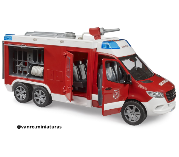 Furgón Mercedes Benz Sprinter de bomberos - Bruder Toys - Imagen 5