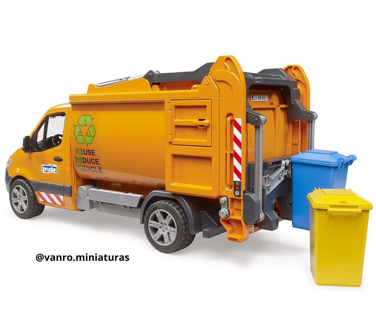 Camión de basura Mercedes Benz Sprinter – Bruder Toys