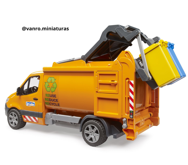 Camión de basura Mercedes Benz Sprinter - Bruder Toys - Imagen 3