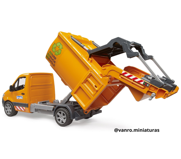Camión de basura Mercedes Benz Sprinter - Bruder Toys - Imagen 5