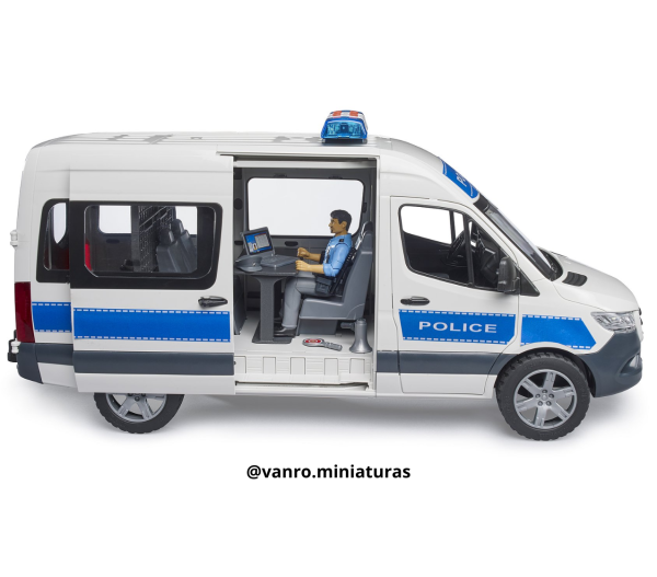 Furgón de policía Mercedes Benz Sprinter - Bruder Toys - Imagen 4