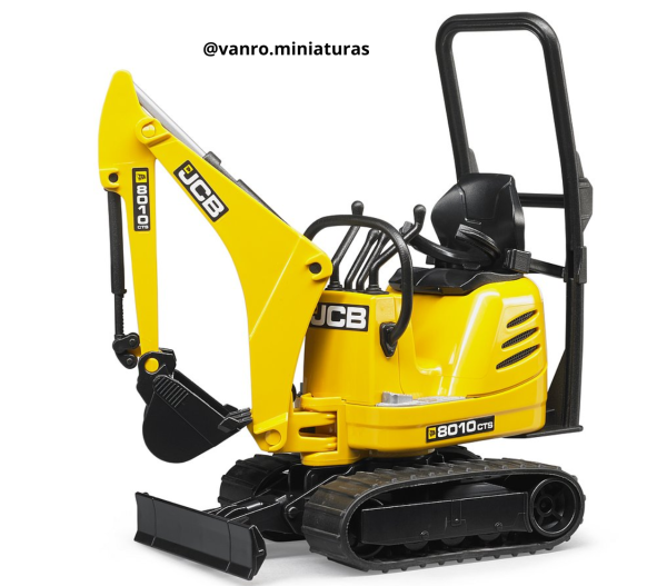 Microexcavadora JCB 8010 CTS - Bruder Toys - Imagen 3