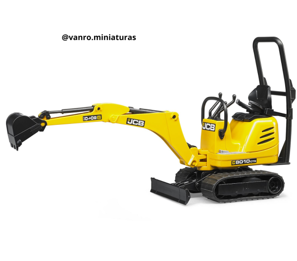 Microexcavadora JCB 8010 CTS - Bruder Toys - Imagen 4