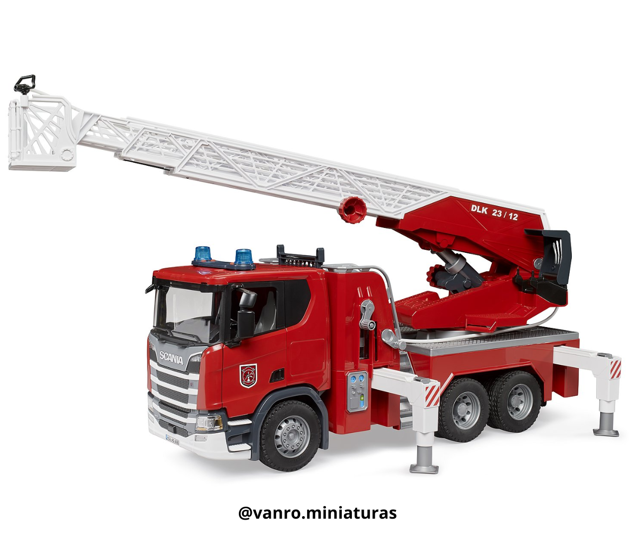 Camión de bomberos Scania Super 560R – Bruder Toys