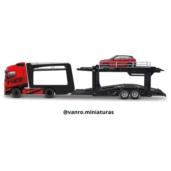 Camión Volvo FH16 750 Globetrotter 4×2 transporte automóviles - Bburago - Imagen 3