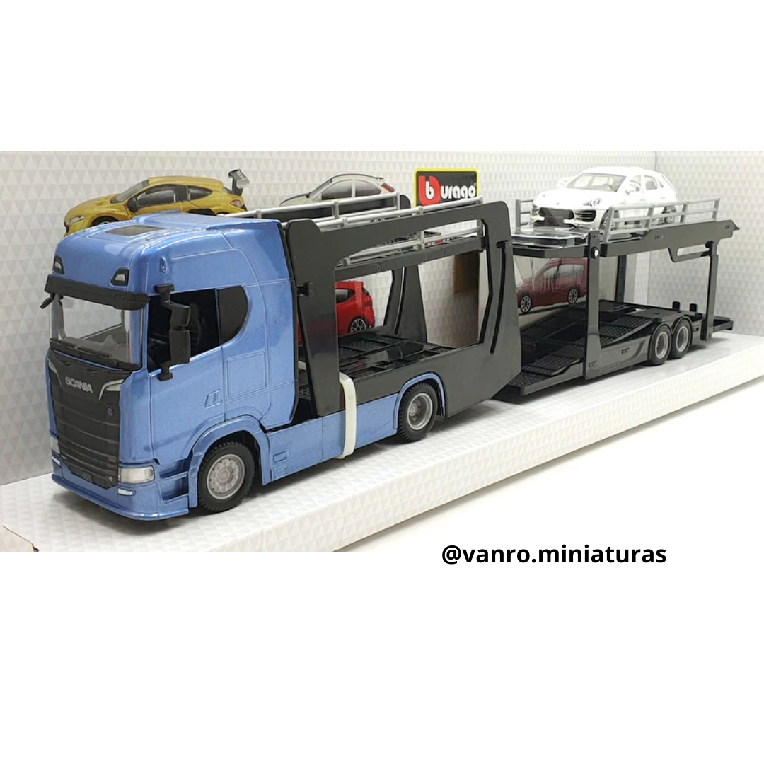 Camión Scania 770S B 4×2 transporte automóviles – Bburago