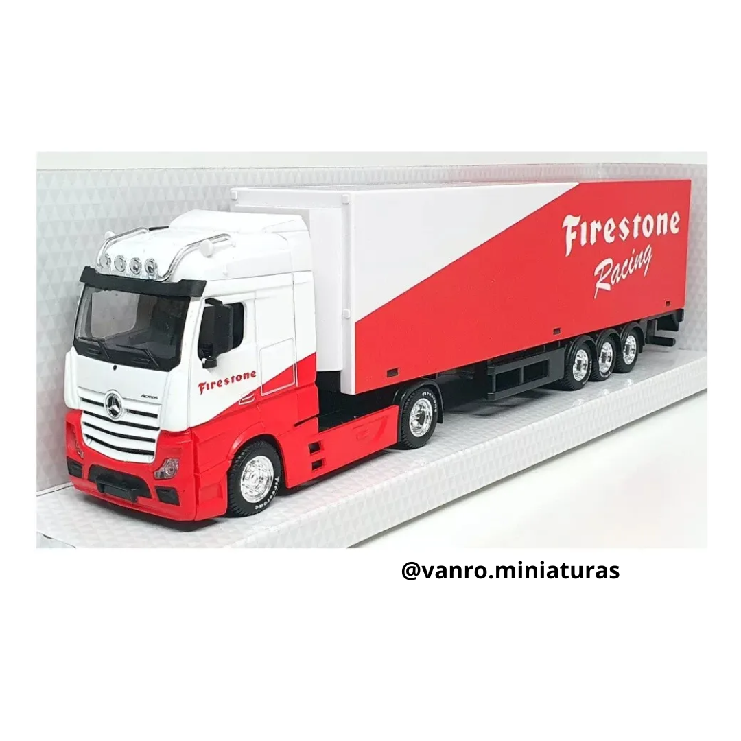 Camión Mercedes Benz Actros Gigaspace 4×2 c/semirremolque – Bburago