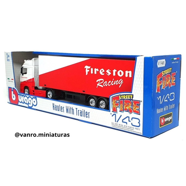 Camión Mercedes Benz Actros Gigaspace 4×2 c/semirremolque - Bburago - Imagen 4