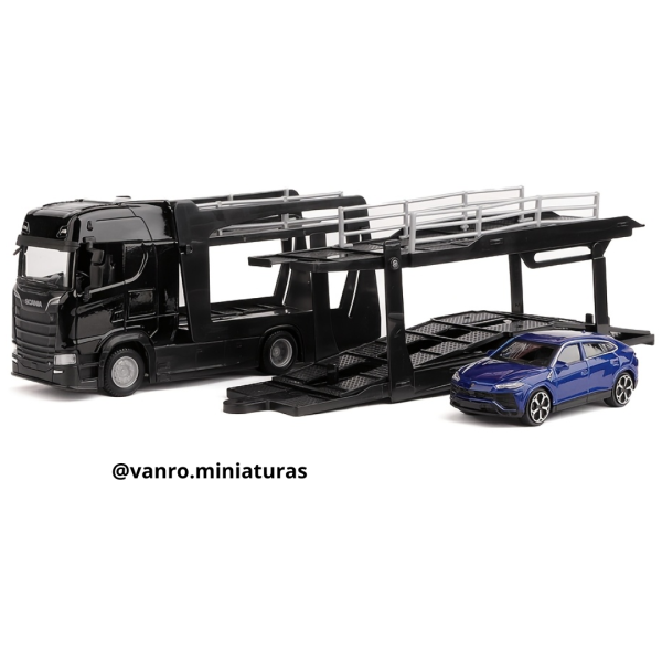 Camión Scania 770s B 4×2 transporte automóviles - Bburago - Imagen 3