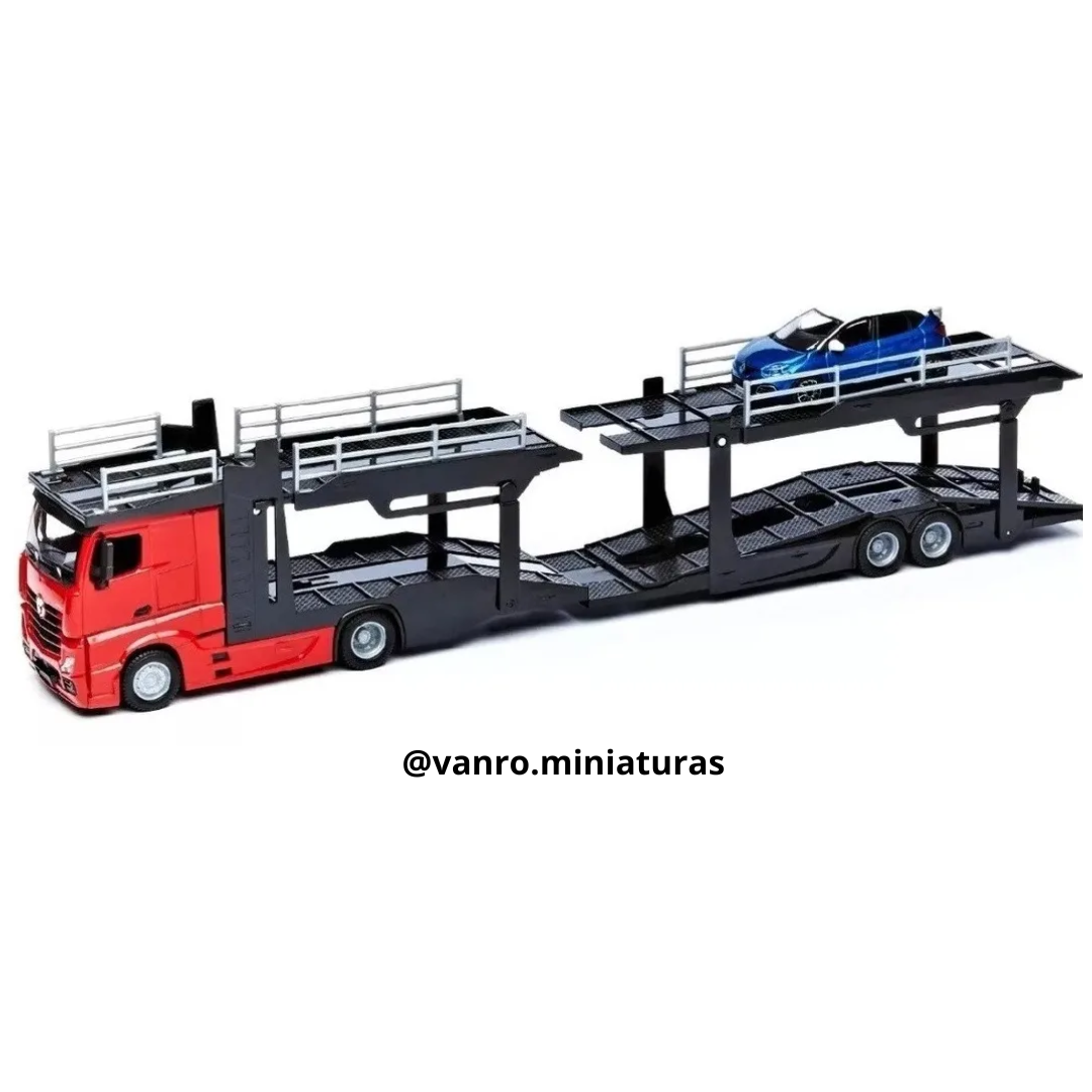 Camión Mercedes Benz Actros 4×2 transporte automóviles – Bburago