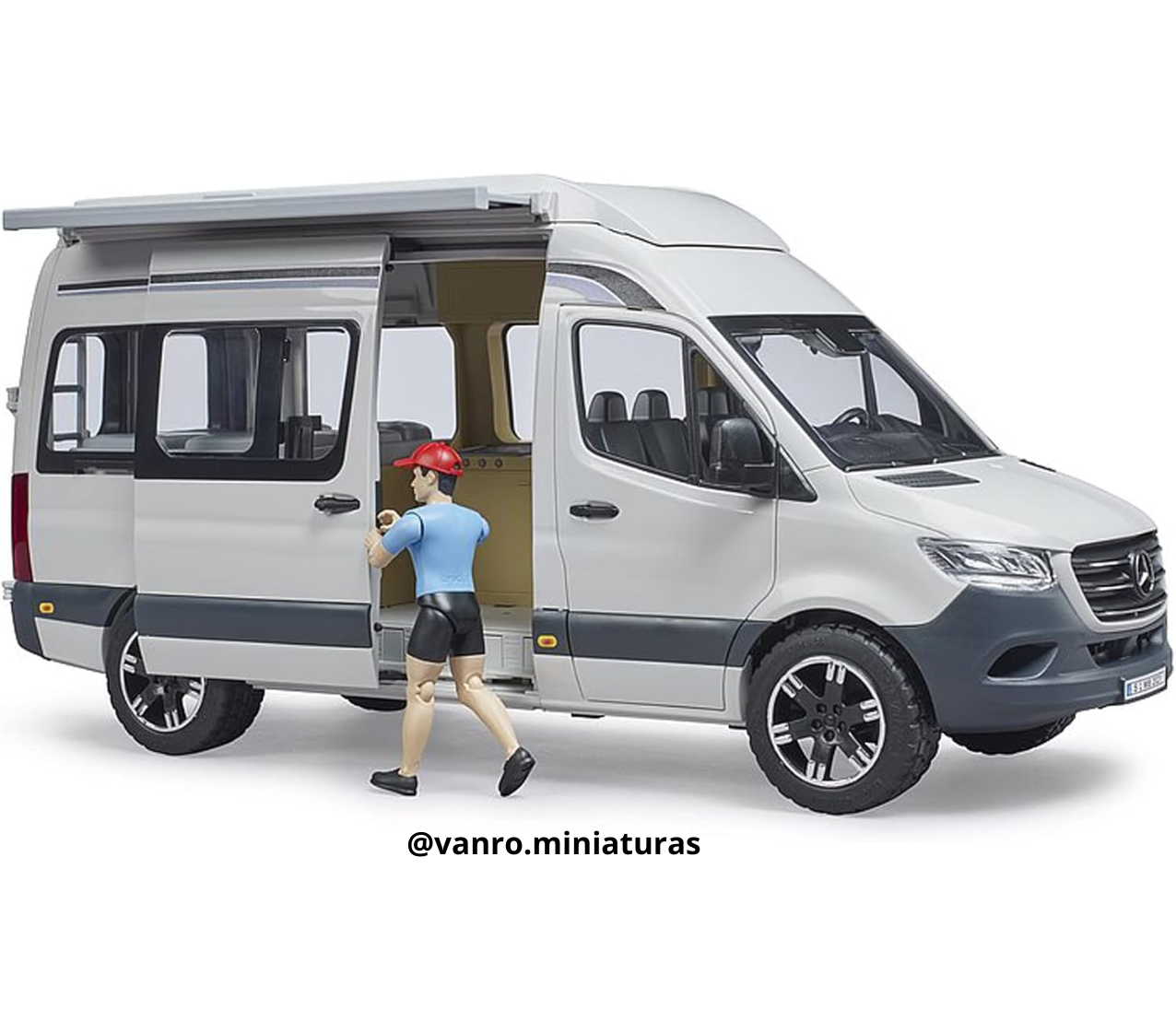 Furgón Mercedes Benz  Sprinter tipo Camping c/chofer – Bruder Toys