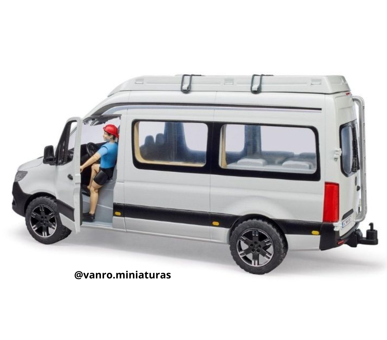 Furgón Mercedes Benz Sprinter tipo Camping c/chofer - Bruder Toys - Imagen 6