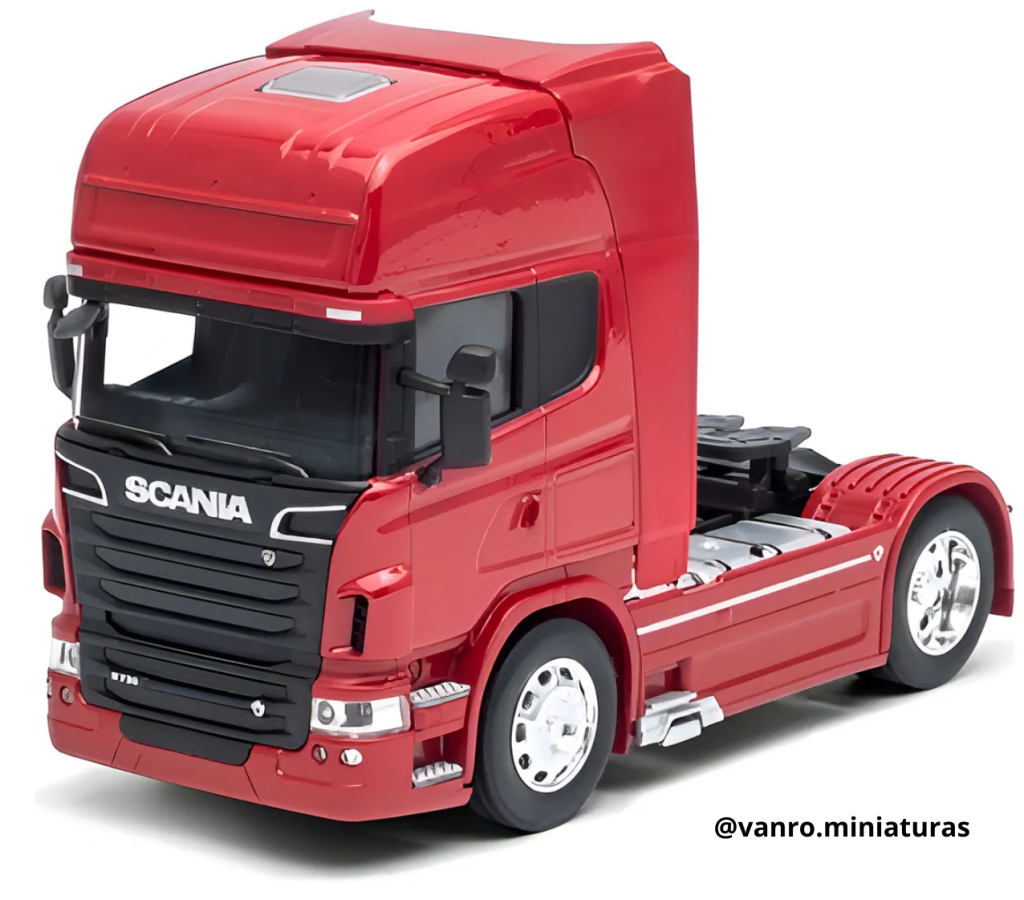 Camión Scania R730A 4×2 rojo - Welly