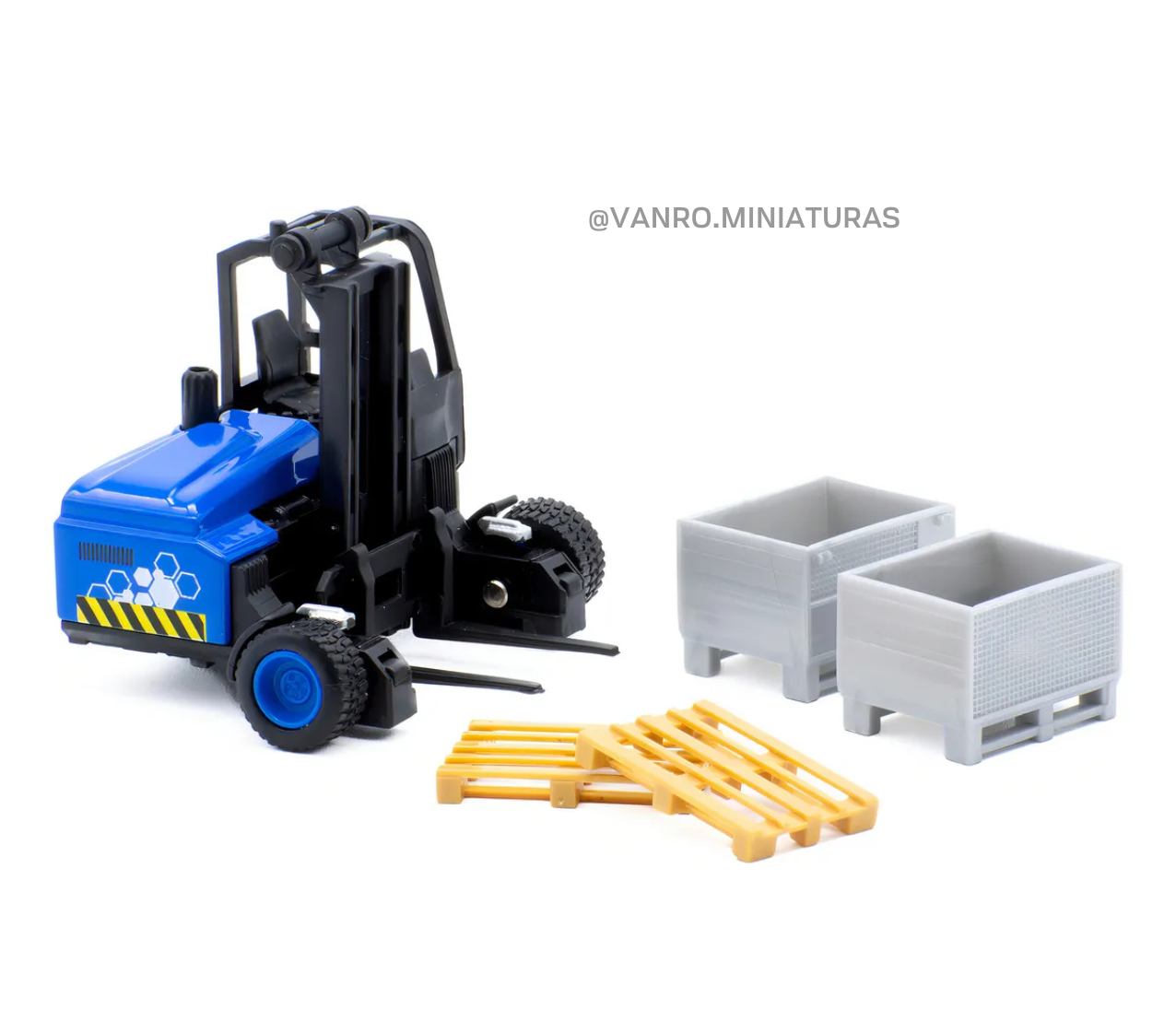 Camión Mercedes-Benz Actros 4×2 c/semirremolque, grúa y accesorios – Bburago