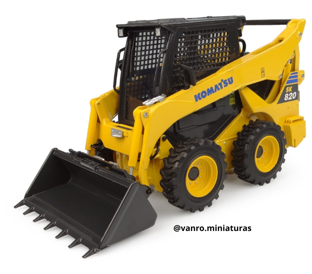 Minicargador Komatsu SK820 C/Implementos - Universal Hobbies