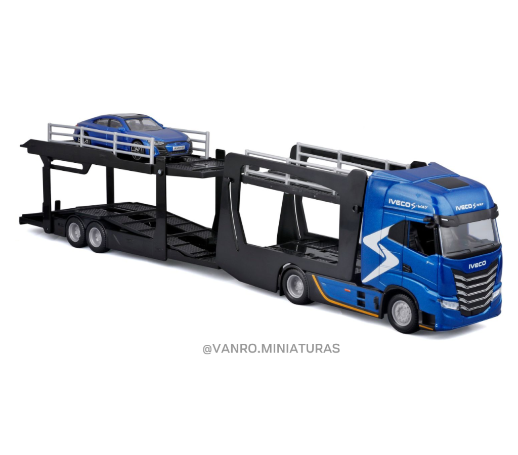Camión Iveco S-Way C/Audi RS E-Tron - Bburago