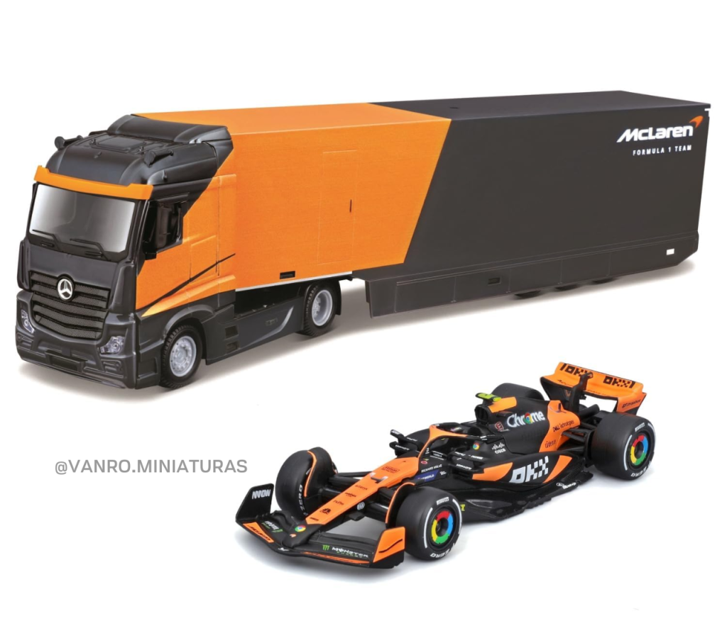 Camión Mercedes Benz C/MC Laren MCL38 F1 Norris - Bburago
