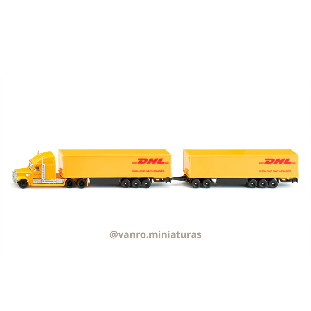 Camión Freightliner DHL c/remolque - Siku