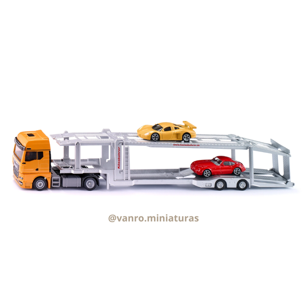 Camión Transporte de Vehículos MAN C/2 Autos - Siku