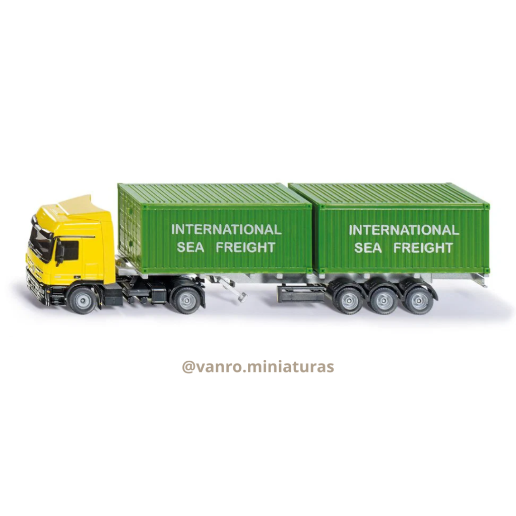 Camión Mercedes Benz C/Containers - Siku